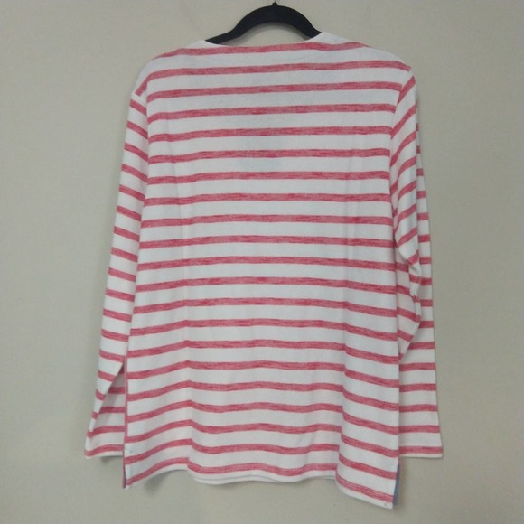 Jones NY French Terry Pullover Sweatshirt Top - Picture 2 of 10